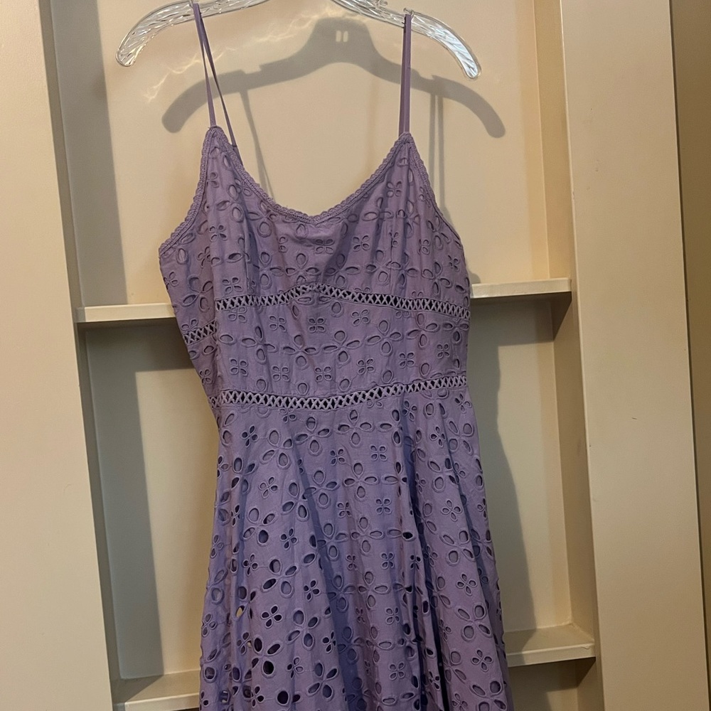 Purple eyelet dress from Venus